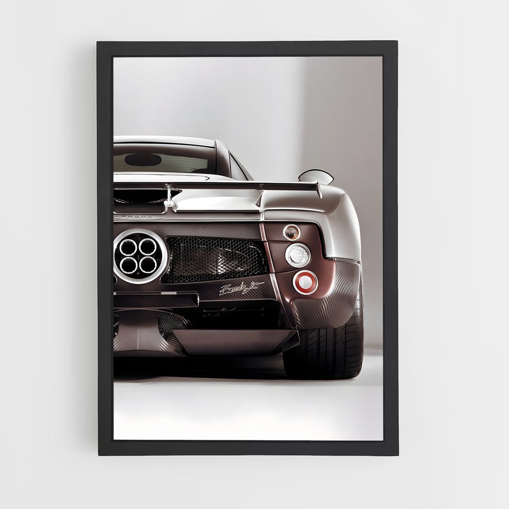 Poster Zonda Racer – affiche Pagani (vue 2)